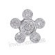 Серьги Inverness 121c Flower Cristals 5mm NIOBIO