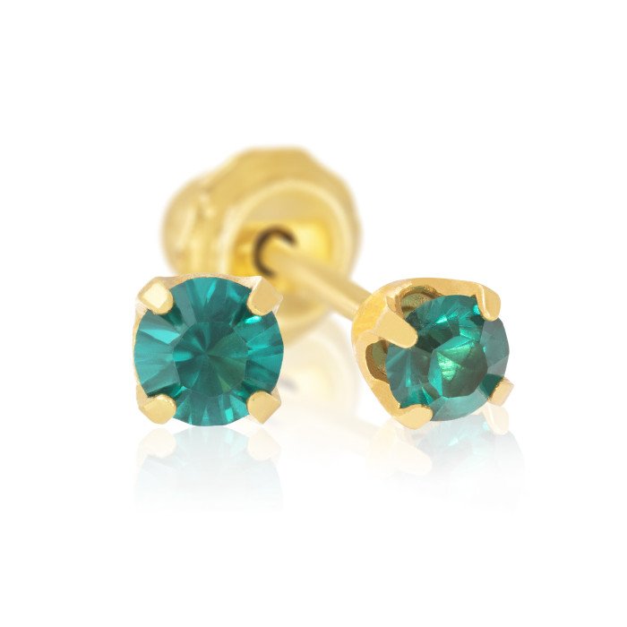 Серьги Inverness 85C May Emerald Crystal 3mm