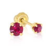 Серьги Inverness 87C July Ruby Crystal 3mm