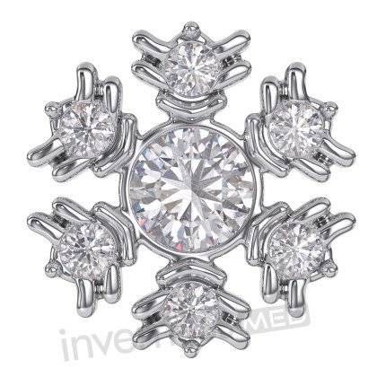 Серьги Inverness K232c Cristallo neve 3mm