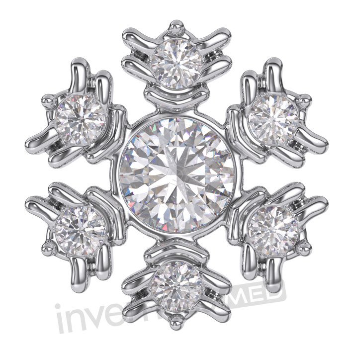 Серьги Inverness K232c Cristallo neve 3mm